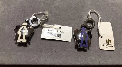 Ciondoli Charms Roberto Giannotti Angeli Argento 925 Smalti Colorati No Pandora - Immagine 1 di 3