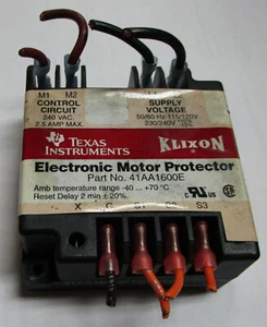 Texas Instruments Klixon Electronic Motor Protector 41AA1600E Used Cut Out //H9 - Picture 1 of 7