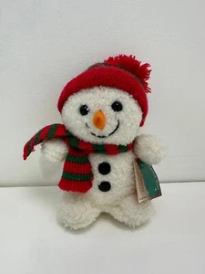 Ganz Friendly Snowman Plush 1998, Vintage Collectible Snowman! (7 inch) - Picture 1 of 5