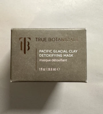 True Botanicals Pacific Glacial Clay Detoxifying Mask New In Box 1.0 Fl Oz - Image 1 of 4