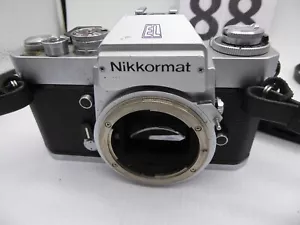 Vintage Nikon Nikkormat EL 35mm SLR Body Fully Working VGC NEW SEALS AND BATTERY - Picture 1 of 8