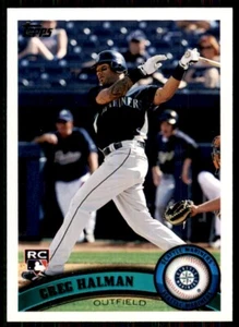 2011 Topps Greg Halman Rookie Seattle Mariners #83 MLB Baseball Card - Picture 1 of 2