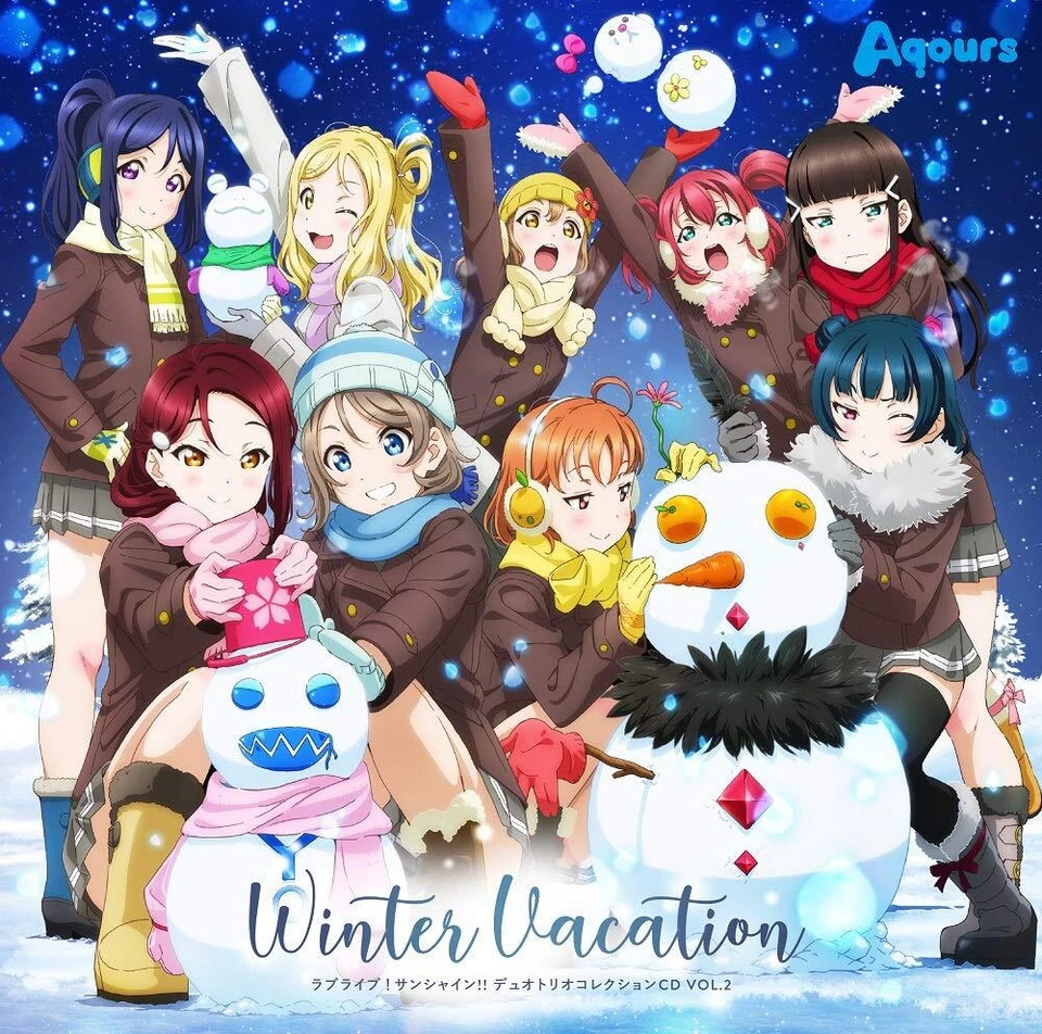 Aqours Love Live Sunshine Duo Trio Collection Vol.2 Winter Vacation CD Japan