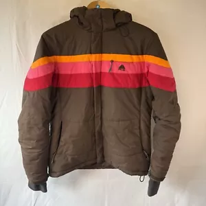 De Colección Nike ACG Storm Mujer’s Esquí Snowboard Puffer Chaqueta Retro Marrón Rosa Reino Unido M - Imagen 1 de 23