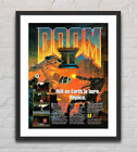 Doom II Hell On Earth PC Glossy Promo Ad Poster Unframed G3365