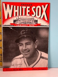 🔥 20 Jul 1947 Chicago White Sox Baseball Program vs A's Scored HIGH GRADE🔥 - Picture 1 of 6