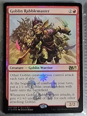 Goblin Rabblemaster - M15 Buy-a-Box Magic Promos - FOIL - Image 1 of 2