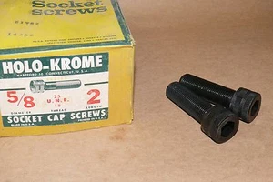 2,  5/8 - 18 X 2"" SHCS- Socket Head Cap Screw ALLOY STEEL  MADE IN USA - Picture 1 of 3