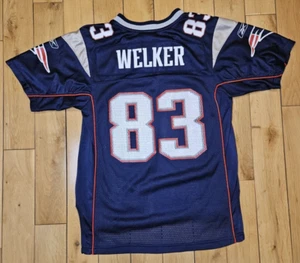 Reebok ON FIELD WES WELKER NEW ENGLAND PATRIOTS Team NFL Replica Jersey YOUTH M - Picture 1 of 13