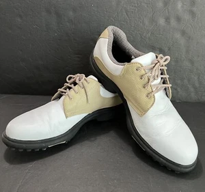 Footjoy Comfort Herren Softspike weiß/beige 98597 Golfschuhe Größe 10 M - Bild 1 von 11