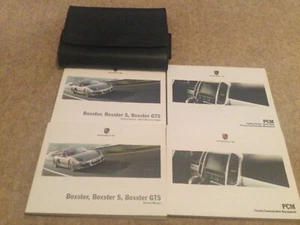 PORSCHE BOXSTER & S 981 OWNERS MANUAL HANDBOOK & WALLET (2013 - 2016) FAST POST - Picture 1 of 6