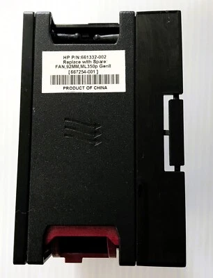 HP ProLiant ML350p G8 92MM Cooling Fan 661332-002 SPN 667254-001 - Image 1 of 4