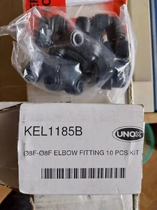 UNOX  KEL1185B - 10 STÜCK WINKELANSCHLUSS 8mm ORIGINALTEILE - Bild 1 von 1