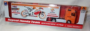 NewRay Mercedes Actros Repsol Honda Team Truck 2017 Marc Marquez 93 - 1:43 Model - Picture 1 of 2