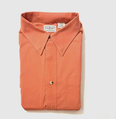 L.L. CAMISA BEAN LIGHT BURNT NARANJA ABOTONADA, GRANDE ALTA Foto 1 de 2