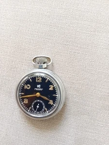 GOOD VINTAGE 1953 ' INGERSOLL TRIUMPH GB ' POCKET WATCH , SERVICED - Picture 1 of 2