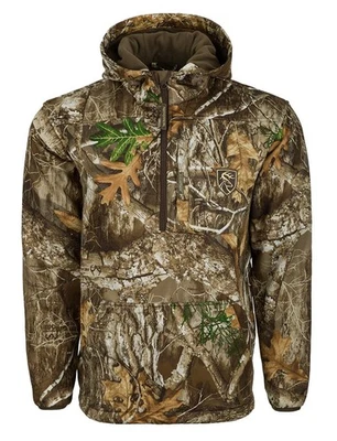 Drake Non-Typical DNT3030 Men's ENDURANCE Realtree Edge 1/4 Zip Hoodie Jacket - Image 1 of 2
