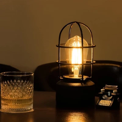 Haian Touch Table Lamp 3 Way Dimmable Small Industrial Desk Lamp Steampunk - Image 1 of 4