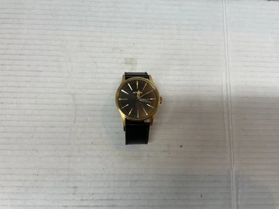 nixon never be late the sentry mens watch black leather band - Image 1 of 4