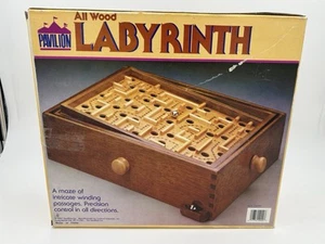 Geoffrey Pavilion Labyrinth No. 1987 vintage 189 - Juego Laberinto Madera NUEVO - Imagen 1 de 8