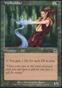 MTG English Wellwisher NM Normal Onslaught - Picture 1 of 1