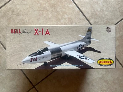 Aurora style fantasy box Bell X-1A   (no kit)  Boxart Treasure! - Image 1 of 4