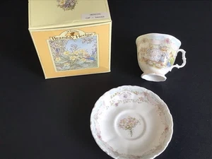 Royal Doulton Brambly Hedge Wedding Cup And Saucer Set in Box 1987 Jill Barklem - Picture 1 of 5