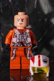 Lego Minifigure- Star Wars Resistance Pilot X-Wing Minifigure 75102