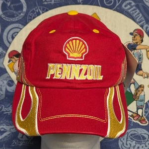 Shell Pennzoil Hut Herren NASCAR CFS rot gold Flamme Penske Racing Kurt Busch 22 - Bild 1 von 7