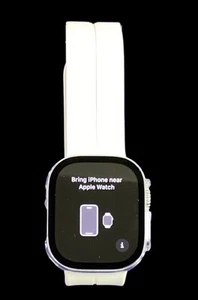 Apple Watch Ultra 2 49mm GPS LTE A2986 Adjustable Stone Band Titanium - Photo 1 sur 5