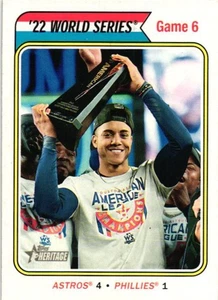 2023 Topps Heritage #479 '22 World Series Game - Bild 1 von 2