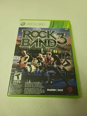 Rock Band 3 (Microsoft Xbox 360, 2010) Completo Com Manual Testado na Caixa - Imagem 1 de 4