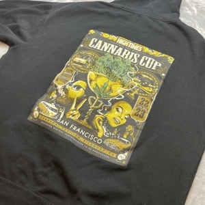 High Times 2013 Cannabis Cup Hoodie Size 2XL Black Weed Festival Rap Sweatshirt - Picture 1 of 6