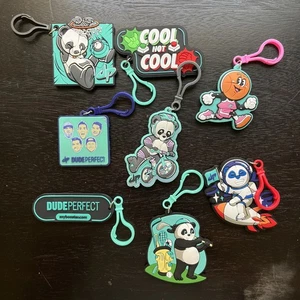 Lote de 8 LLAVERO PERFECTO DUDE Mochila Pull Cool Not Cool Panda #2 - Imagen 1 de 2