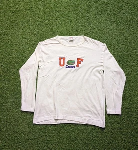 University Of Florida Alligatoren Shirt Größe Damen Medium weiß Einzelnaht  - Bild 1 von 9