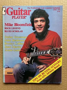 MIKE BLOOMFIELD GUITAR PLAYER MAGAZINE APRIL 1979 - MIKE BLOOMFIELD COVER WITH M - Picture 1 of 2