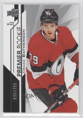 2018-19 Upper Deck Premier Premier Rookie /299 Drake Batherson #52 Rookie RC - Image 1 of 2