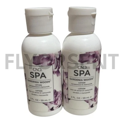 x2 CND Creative Scentsations sandalwood and chamomille Hand & Body Lotion 2oz - Image 1 of 2