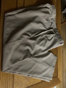 Roundtree Yorke Performance klassische Passform flache Vorderseite Herrenhose 36 x 29 khaki - Bild 1 von 6