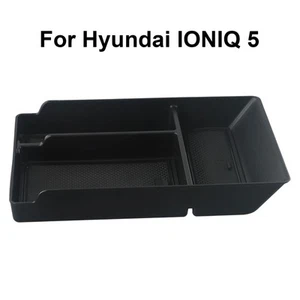 Car Armrest Storage Box Stowing Tidying Organizer Case For Hyundai IONIQ 5 2021+ - Picture 1 of 12