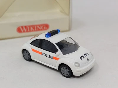 WIKING Miniaturmodelle H0 1:87 / Art. 104 11 27 / VW New Beetle (Polizei Wien) - Immagine 1 di 4