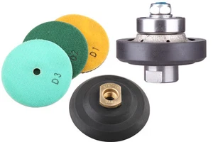 Kit de perfilado y pulido semi-bullnose de 3/16" para borde de granito/hormigón funciona - Imagen 1 de 1