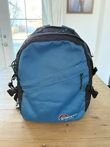 Vintage Lowepro Mini Trekker Camera Blue Backpack - Picture 1 of 7