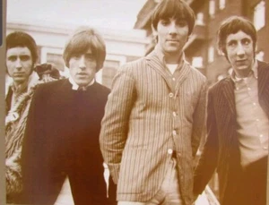 Vintage The Who SEPIA Print YOUNG DALTRY TOWNSEND MOON ENTWISTLE  11" x 14" - Picture 1 of 1