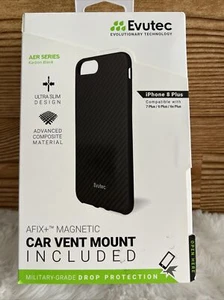 Evutec 813158023940 Karbon Case With Vent Mount for iPhone 8 Plus/7 Plus/6s Plus - Picture 1 of 3