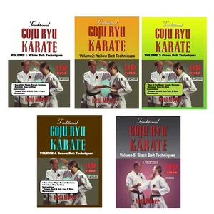 5 DVD Set Traditional Goju Ryu Karate White - Black Belt Kata Kumite - Moyer - Imagen 1 de 6