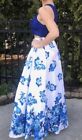 Sequin Hearts Long Prom Gown Dress Royal Blue Size 9