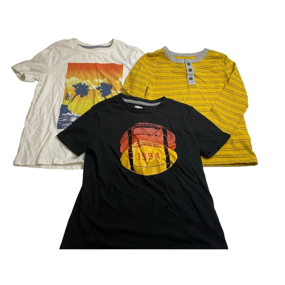 Camiseta 3 Piezas OLD NAVY Niño Talla Pequeña 6-7 Foto 1 de 4