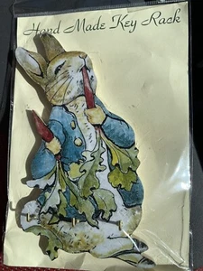 Handmade Peter Rabbit Key Rack Hook - Picture 1 of 2