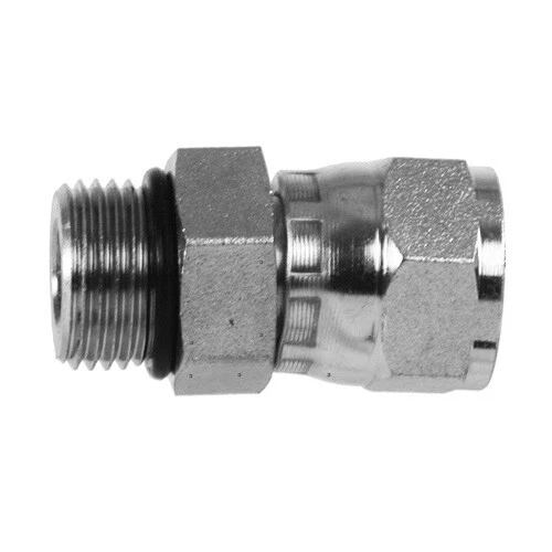 Parker 4 F65OX-S Triple-Lok 37° Flare SAE-ORB Swivel Connector Adapter Fitting - Image 1 of 1